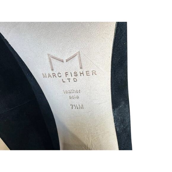 Marc Fisher Womens ZALA Black Suede Pointy Toe Pumps NEW Size 7.5 - Picture 5 of 13